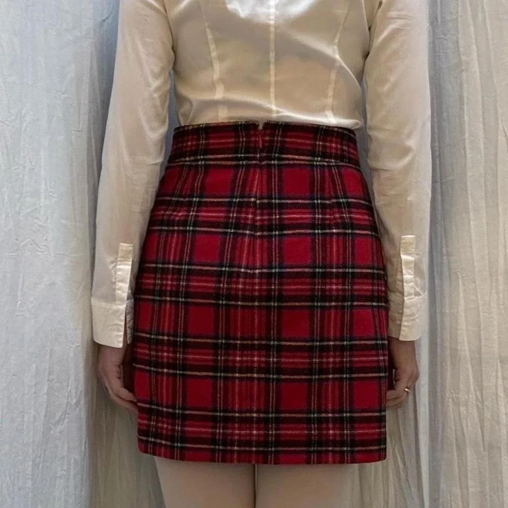 J. Crew red wool